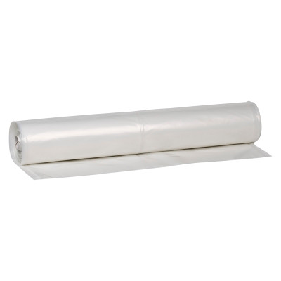 Warp Brothers 4X4CC Poly-Cover Plastic Sheeting, 4 mil, 4 ft W x 200 ft, Clear