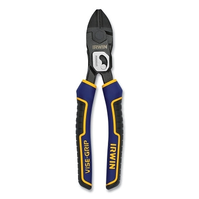 Irwin IWHT84001 High Leverage Diagonal Cutting Pliers, 8 in, Blue