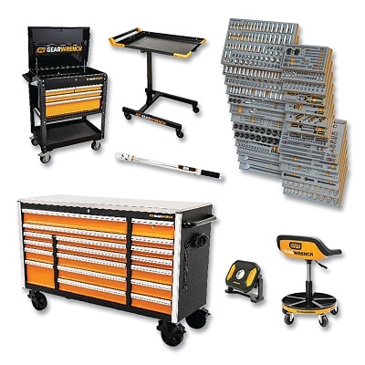 GEARWRENCH MEGAMOD1268 873/1268 Piece MEGAMOD Mechanics Tool Set, 1268, Premium Modular Foam Trays with Tool Storage