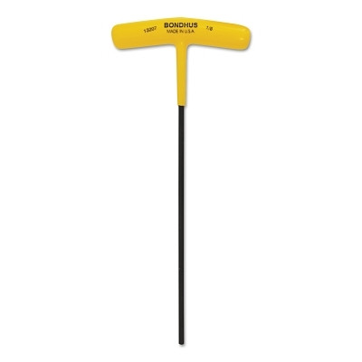 Bondhus 13207 Hex T-Handle Keys, 1/8 in, 7.6 in Long