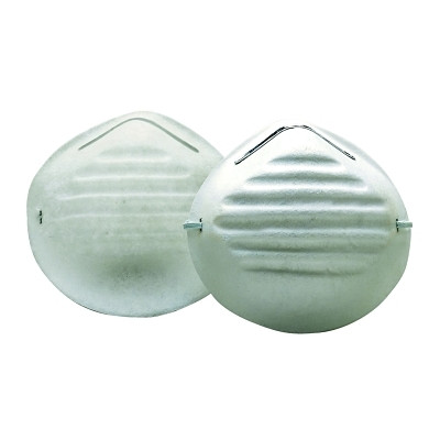 Gerson 1501 Nuisance Dust Mask, Half Facepiece, Dust/Non-Toxic Particles, One Size