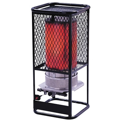 HeatStar HS125LP Portable Radiant Heater, 125000 Btu/h, 17 hr
