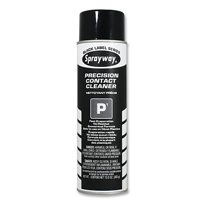 Sprayway SW293 P1 Contact Cleaner, 20 oz Aerosol Can