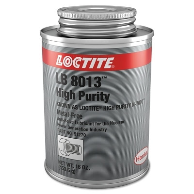 Loctite 234286 N-7000 High Purity Anti-Seize, Metal Free, 1 lb Brush Top Can