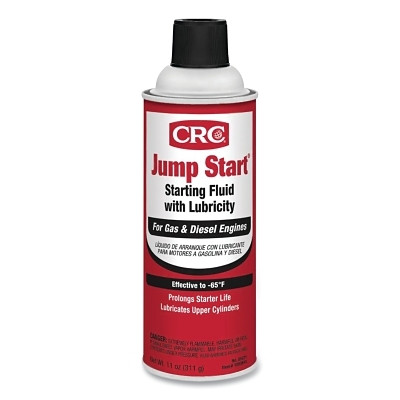 CRC 05671 Jump Start Starting Fluid with Lubricity, 16 oz Aerosol Can, 11 wt oz