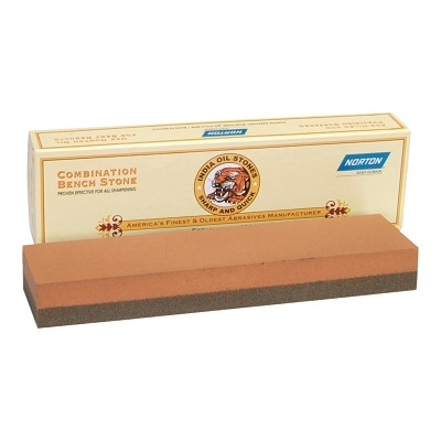 Norton 61463685565 Combination Grit Abrasive Sharpening Benchstones, 8 X 2 X 1, Coarse/Fine, India