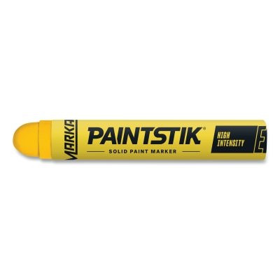 Markal 88621 E Paintstik Solid Paint Marker, 11/16 in dia x 4.734 in L, Yellow