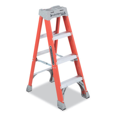 Louisville Ladder FS1504 Advent Fiberglass Step Ladder 4 Ft Type IA 300 Lb