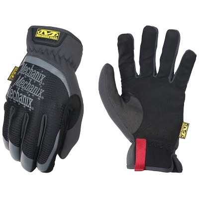 Mechanix Wear MFF05011 FastFit Gloves, Spandex/Synthetic Leather/TrekDry, X-Large, Black/Grey