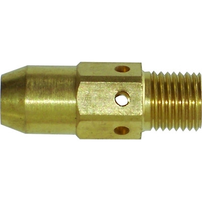 Best Welds 54A MIG Gun Nozzle Retainer and Diffuser, Brass, 400 A, For Best Welds Tweco Style No 2, 4 MIG Guns