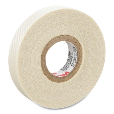 Scotch 7000145501 Glass Cloth Electrical Tape 69, 1/2 in x 66 ft, White