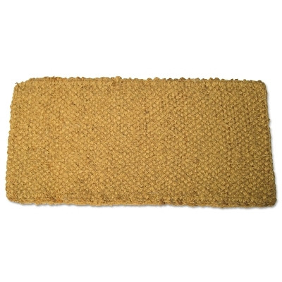 Anchor Brand ABGDN12 Coco Mat, 36 in W x 48 in L, Densely Woven Fibers, Natural Tan