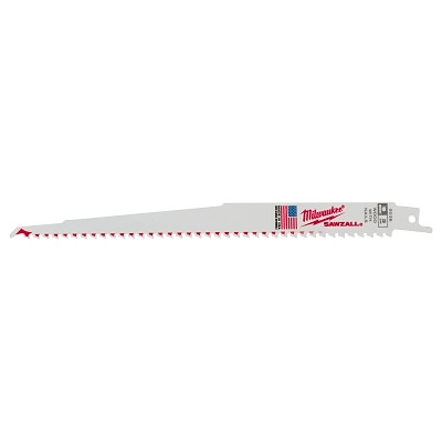 Milwaukee Tool 48005036 SAWZALL Standard Wood Cutting Blade, 9 in L x 3/4 in W, 5 TPI, 5 EA/PKG