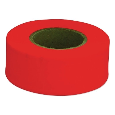 C.H. Hanson 17020 Flagging Tape, 1-3/16 in W x 300 ft L, Standard White