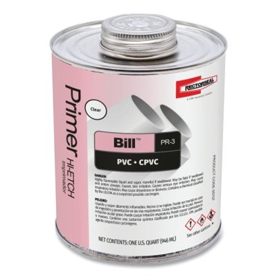Rectorseal 55707 Bill PR-3 Primer, 4 in L, 1 qt