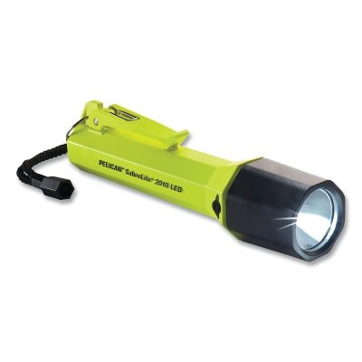 Pelican 020100-0101-245 2010 SabreLite LED Flashlight, 3 C, 161 Lumens, Yellow