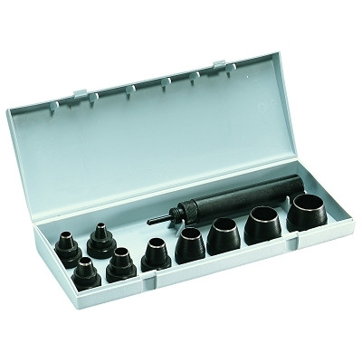 General Tools S1274 Professional 10-Piece Gasket Punch Sets, Round, English