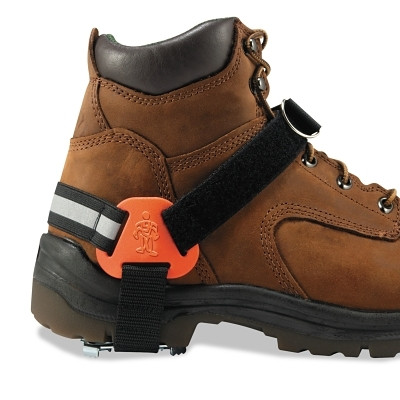 Ergodyne 16778 TREX Strap-On Heel Ice Traction Device, X-Large, Steel, Black