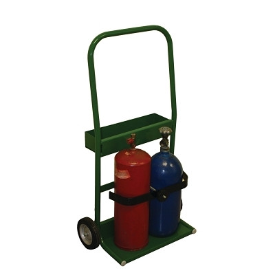 Saf-T-Cart 8106 800 Series Cart, 8 x 16 in Platform, Semi-Pneumatic Wheels