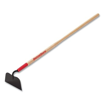 RAZOR-BACK 71113 Garden and Agricultural Hoe, 4-1/4 in W x 6-1/4 in L Blade, Hardwood Handle