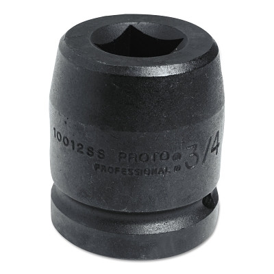 Proto J10012SS Impact Sockets 1" Drive, 1 in Drive, 3/4 in, 4 Points
