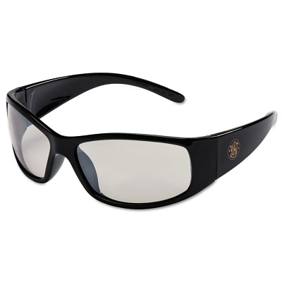 Smith & Wesson 21306 Elite Safety Glasses, Indoor/Outdoor Polycarbonate Lens, Uncoated, Black, Nylon