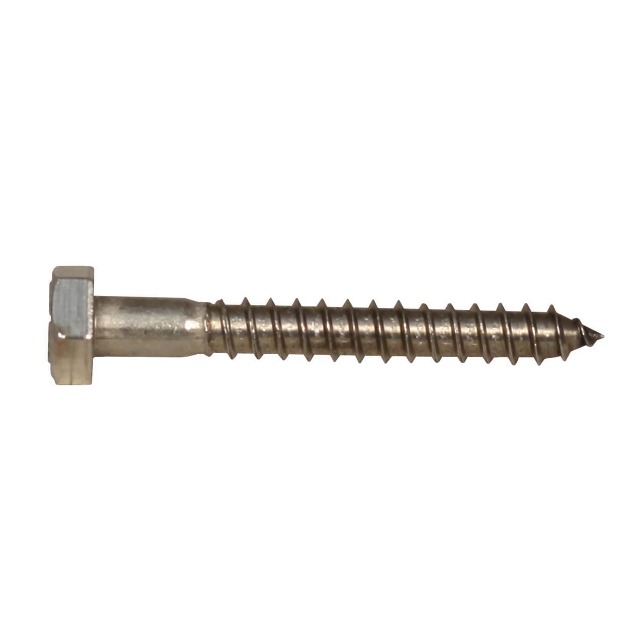 5/16" X 3-1/2" Hex Head Lag Screws Bolts 20Pcs 304 Stainless Steel 18-8, Partial Thread, Hexagon Head Wood Screws By Black Oxide By SG TZH