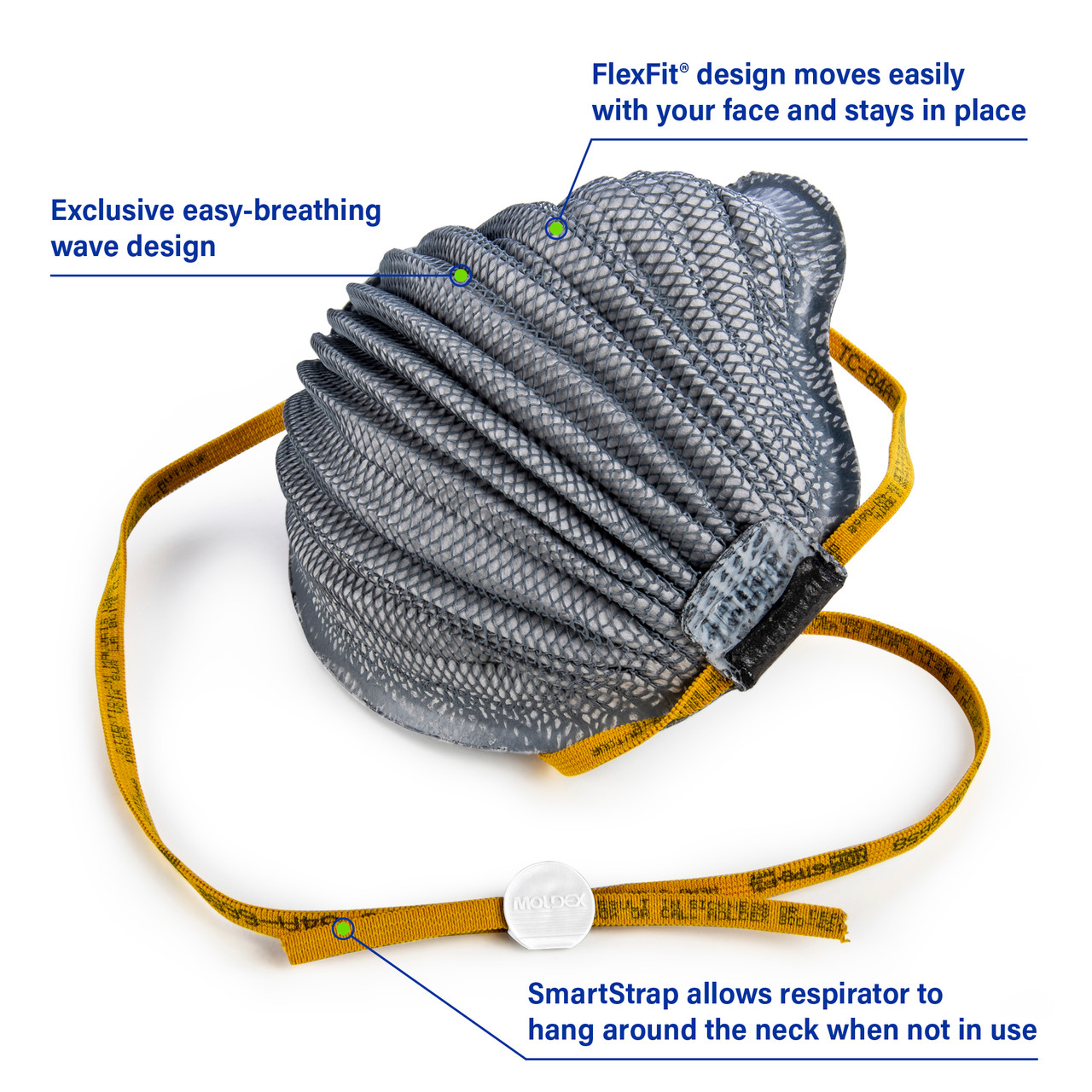 Moldex® 4800 AirWave Disposable Particulate Respirator Mask With