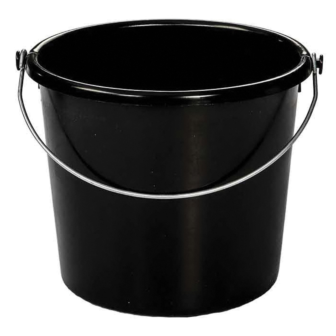 Calf-Tel® Heavy Duty 8.5 Qt Black Pail, For Use With Calf-Tel