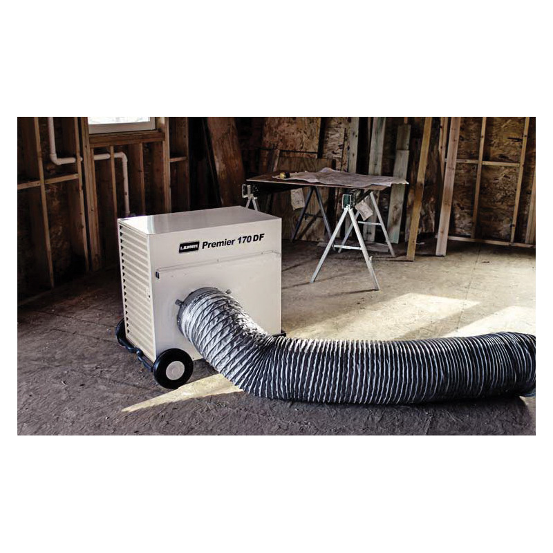 ELEMEA COMBSTRAIGHNER ホワイト L.B. White® Premier® Dual Fuel Ductable Portable Unit Heater