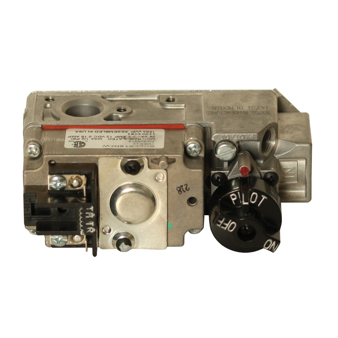 CTB® Gas Control Valve, For Use With Zone 7000 Robershaw Gas