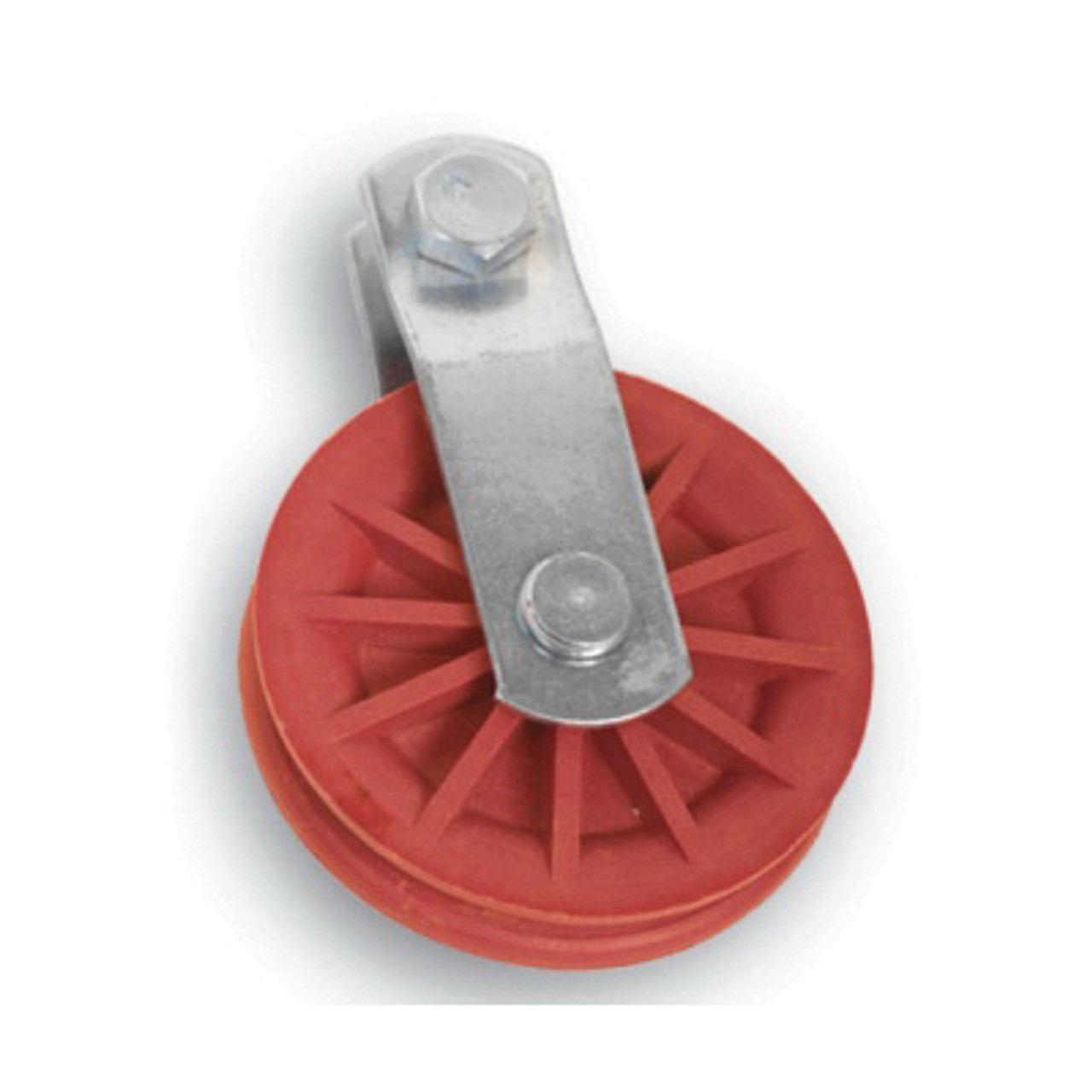 3/4 in Nylon Pulley with Stainless Steel Swivel, 7/8 in OD