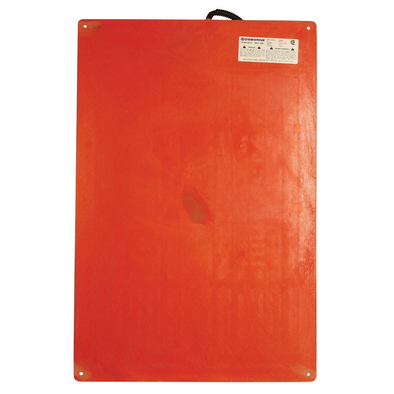 OSBORNE® Stanfield® Double Heat Pad, 3 ft L x 2 ft W, 120/240