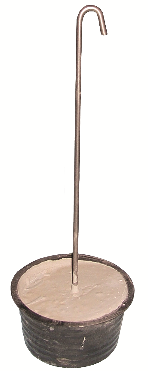 Pull String Pot Rigid Pull Plug6 in Pot for 24 in Pits