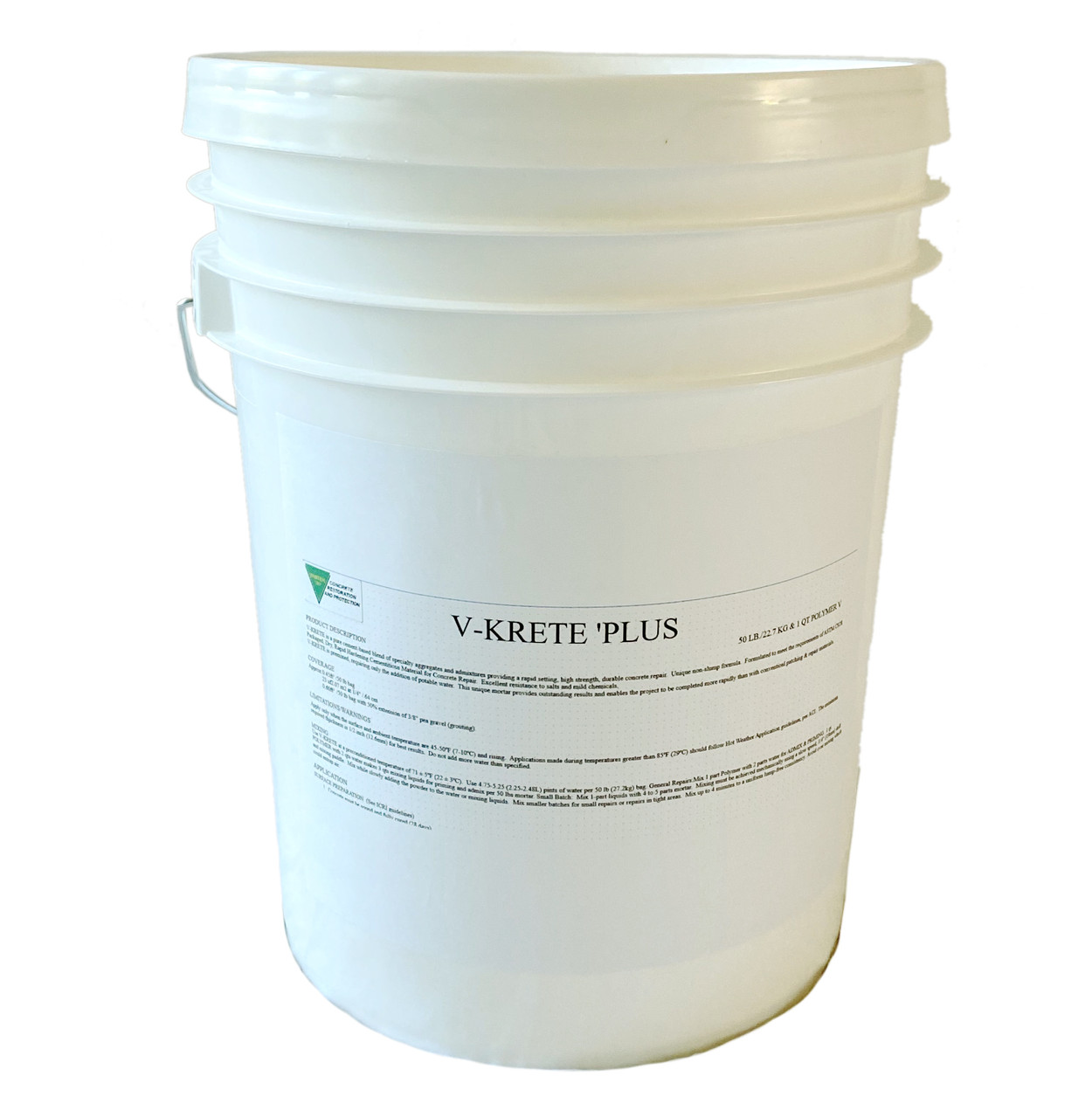 V-Krete® Xtra Plus 50 lbs, 1 QT Polymer V