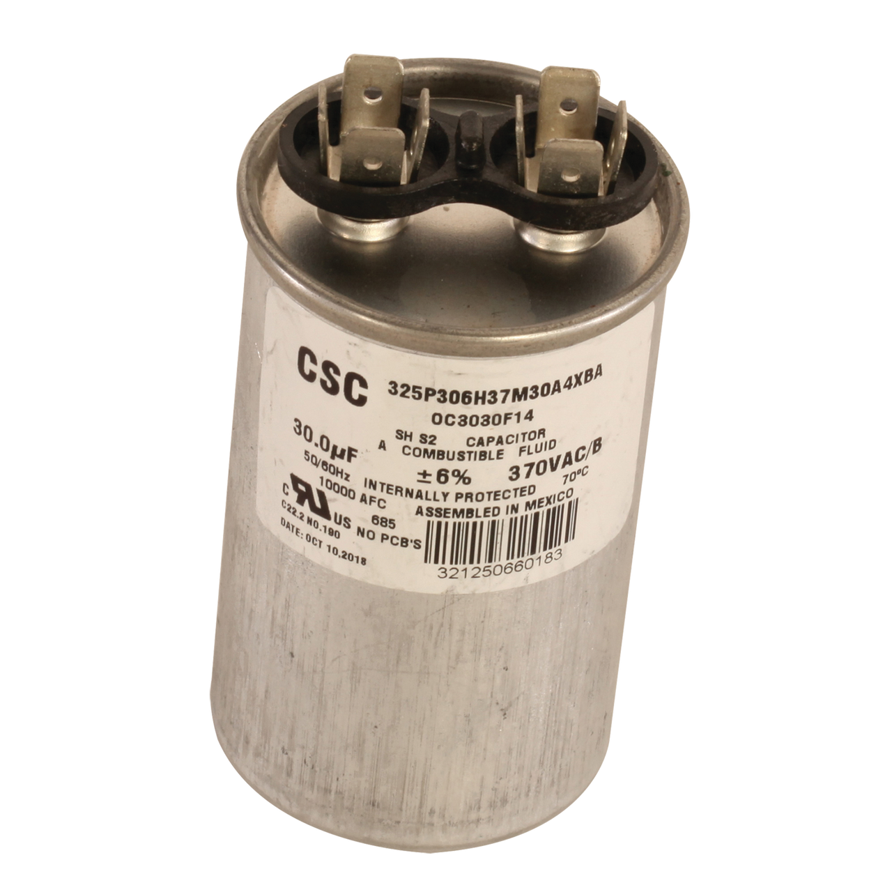 AP® Capacitor, For Use With 30 rpm Baldor Winch Motor, 30 uF, 120 VAC