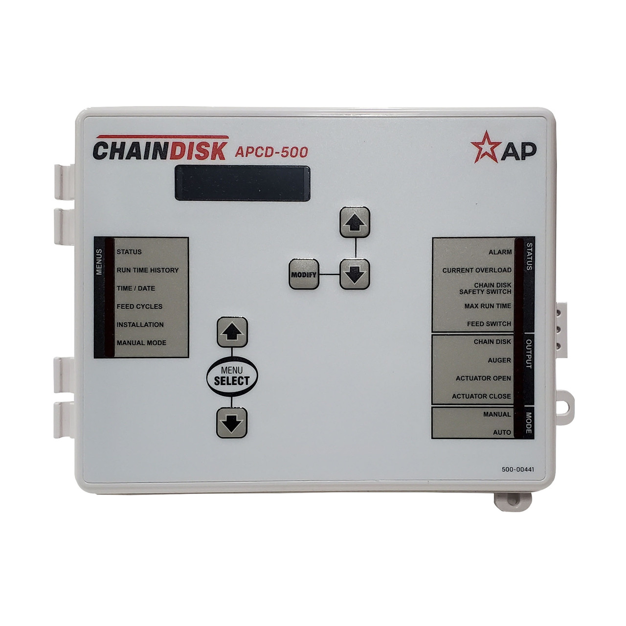 AP® Chain Disk APCD-295 and APCD-500 Control Top Board