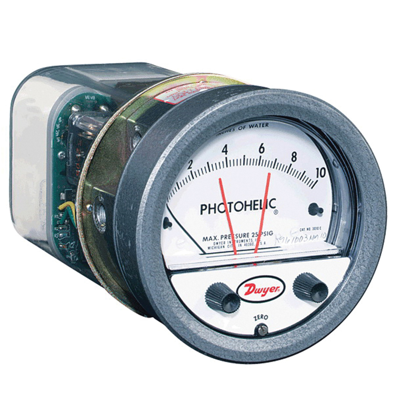 Dwyer DPG-110 Digital Pressure Gauge (3000 psig) with 0.25