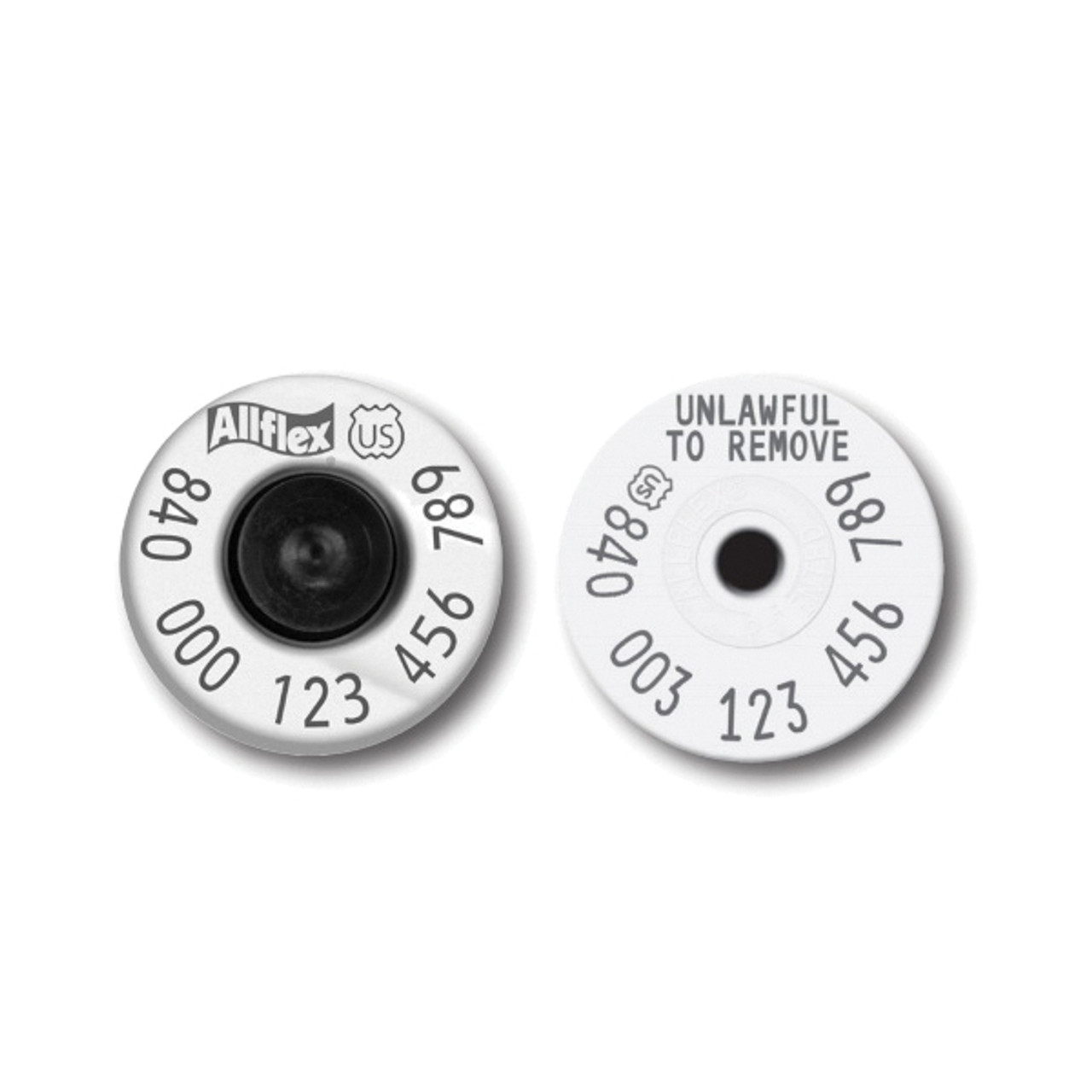 Allflex® Half Duplex EID Ear Tag With Global Extended Small