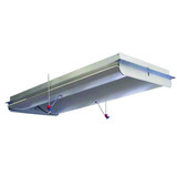AP® ACI-4000 2-Way Actuated Attic Air Inlet With Plastic Doors and Galvanized Frame, 46-1/2 in L x 21-1/2 in W