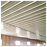 PVC Liner White Corrugated Panel, 12 ft 2 in L x 3 ft W