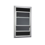 Mi 1556 Double-Hung Tilt Fully Welded Insulated Window w/Grids