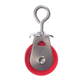Nylon Pulley With Swivel, 1-3/4 in OD