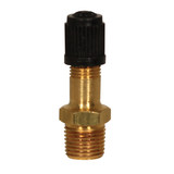 Control Devices Filler Air Tank Valve, 1/8 in, NPT, Brass Body