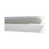 White PVC Molded Outside Corner, 15/52 in THK, 8 ft L