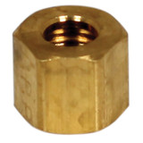 Chore-Time®  Compression Nut, Nut Connector, 1/4 in, Compression, Brass