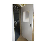 Trusscore® PVC Swinging Door 3068 With Window and Latch