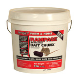 Rampage®  Rat and Mouse Bait Chunk, 9 lb, Pail, Chunx