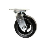 30 Series Heavy Duty Swivel Caster With Double Ball Bearing Heat Treated Raceways, 5/8 in Bolted Kingpins, 500 lb Load