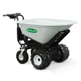 Overland Electric Wheelbarrow With 13 in Flat Free Dual Ag Tires, 10 cu-ft Volume, 750 lb Load, 61 in L x 36 in W